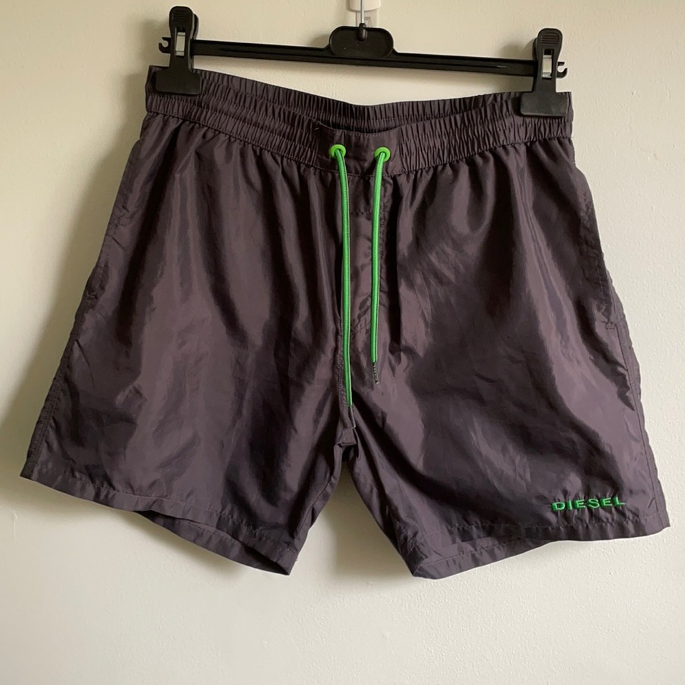 Diesel beachwear sz medium swim short polyester